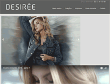 Tablet Screenshot of desireeconfeccao.com.br